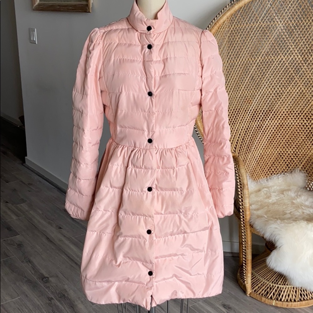 RED Valentino Pink Puffer Coat- Size 36 Small
